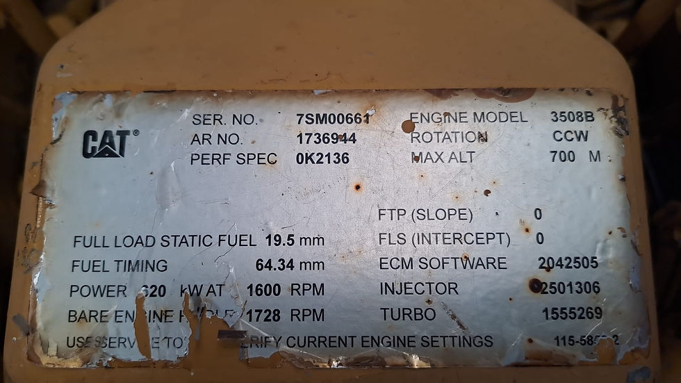 الصورة المصغرة: MARINE ENGINE CATERPILLAR 3508B