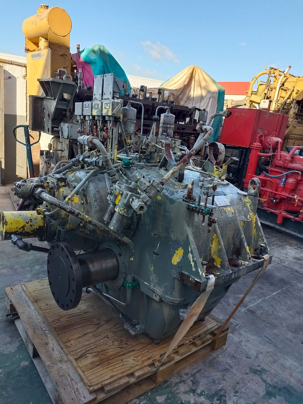 الصورة المصغرة: MARINE GEARBOX REINTJES TYPE WAV 1830 1/3.048