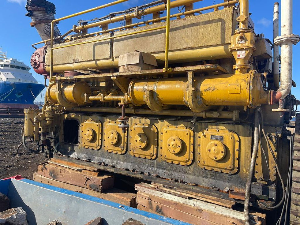 Miniature : MARINE ENGINE TYPE MWM TBD 500 6E