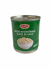 Avilés de maíz blanco mexicano