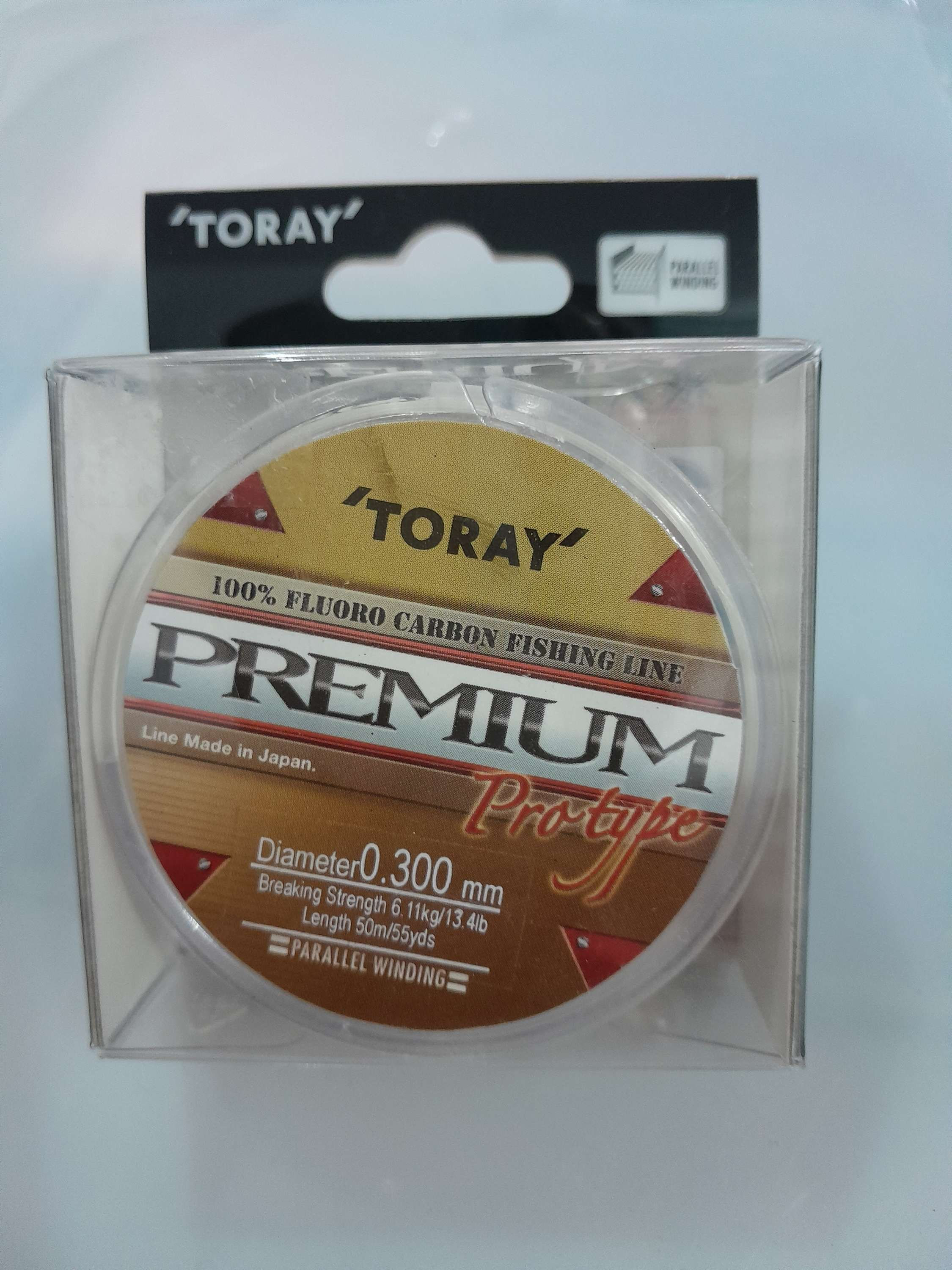 Linha Fluor Toray Premium Protype 0,30mm 13,4lbs c/50m
