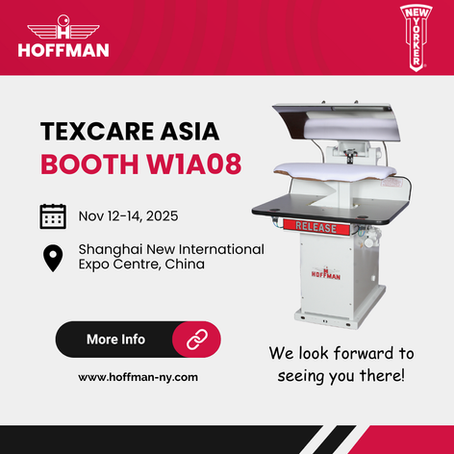 Hoffman to Attend Texcare Asia 2025 in Shanghai