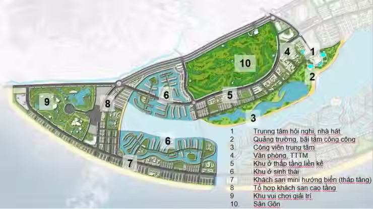 Sơ đồ phân khu A. Ảnh: Sưu tầm