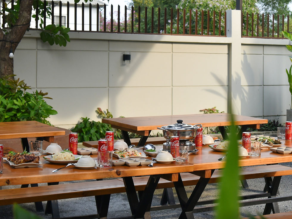 Mọi thứ đều được Mangrove chuẩn bị tươm tất, sẵn sàng cho buổi tiệc nướng đáng nhớ