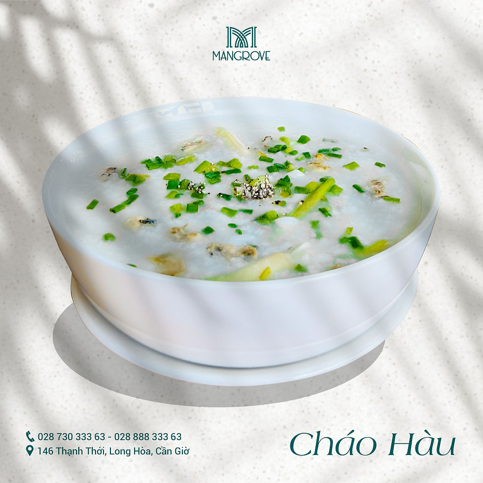 Cháo hàu thơm béo, thanh đạm – món ăn bổ dưỡng được thực khách yêu thích