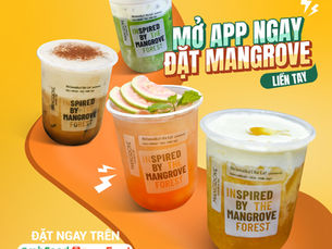 Đặt trà trái cây trên ShopeeFood và GrabFood - Nhận ngay deal cực hời từ Mangrove Coffee & Tea