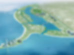 The Can Gio land reclamation mega project. Cre: Internet