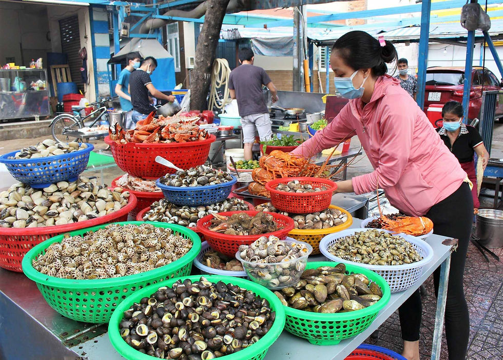 Hải sản tươi ngon – thiên đường cho tín đồ mê ốc, cua, tôm nướng