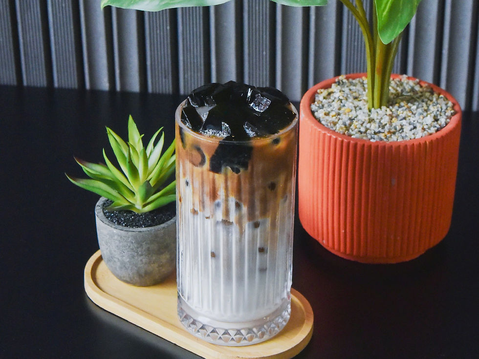 Sữa tươi cà phê sương sáo - Thức uống mát lạnh và sảng khoái