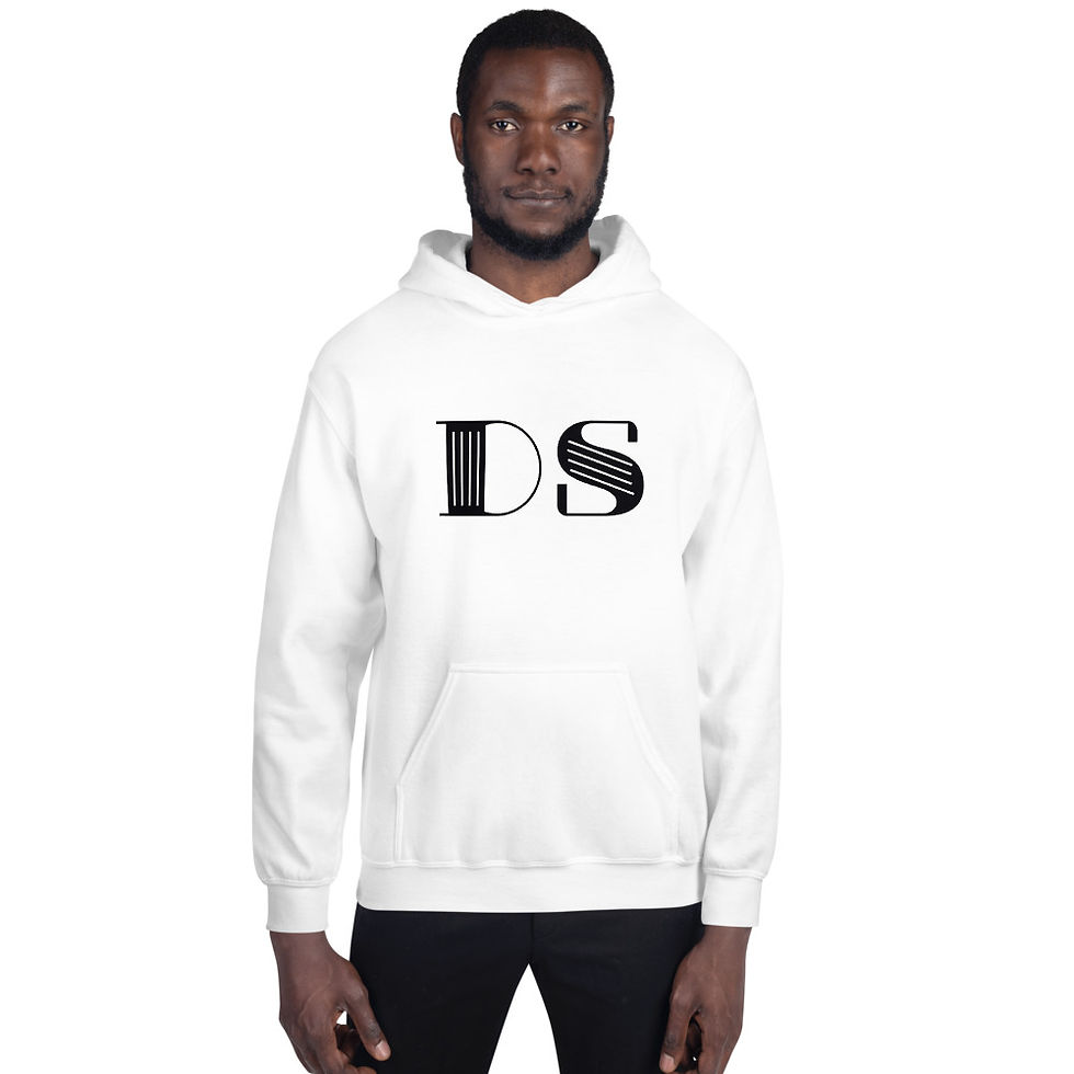Thumbnail: Unisex Hoodie: Black DS Logo