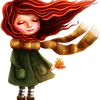 Fille d'automne