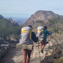 Backpacking in Big Bend National Park to the South Rim of the Chisos Mountains 