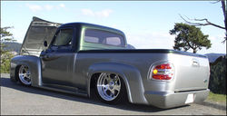 Rear quarter view of finished Nemesis.