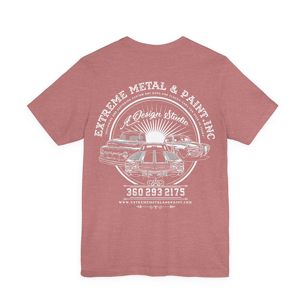Thumbnail: 3 Car White Logo Tee