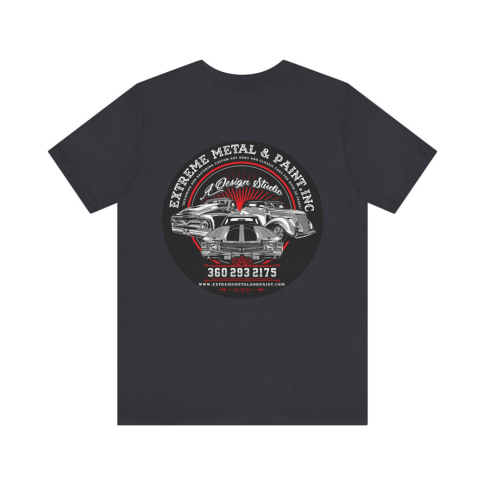 Thumbnail: Regular Logo Black/Red 3 Car Tee