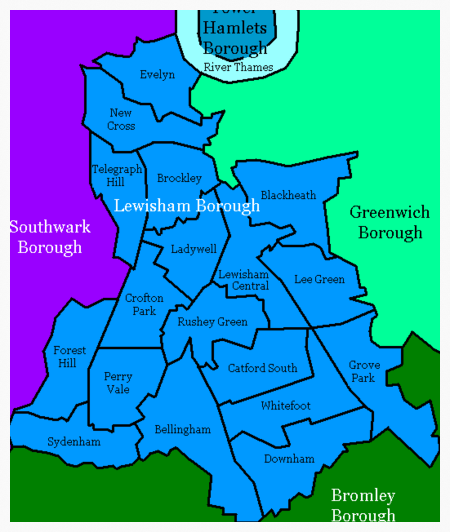 Lewisham, Greenwich, Southwark, Brom