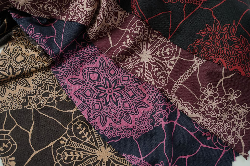 POLY KNIT MOTIF INSPIRASI ETHNIC - 140708