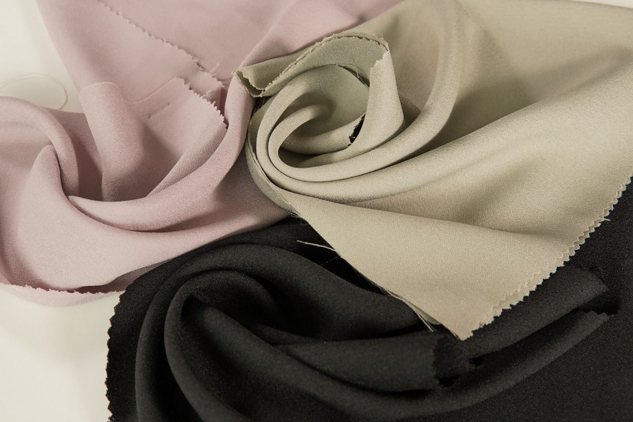 SOLID COLORS SORAYA CREPE POLYESTER WOVEN-05546