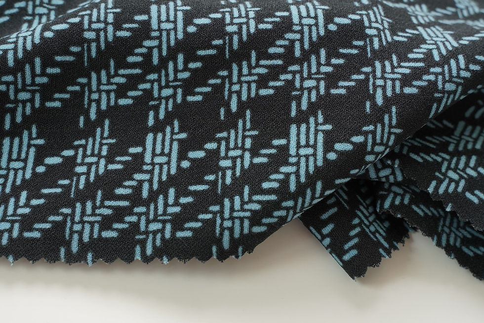 Thumbnail: HOUNDSTOOTH SUEDE POLYESTER-MAC795