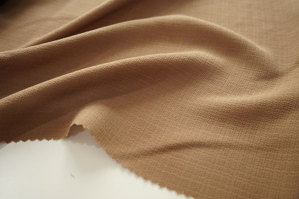 Thumbnail: SOLID COLORS RAMIE LOOK POLYESTER WOVEN-5037