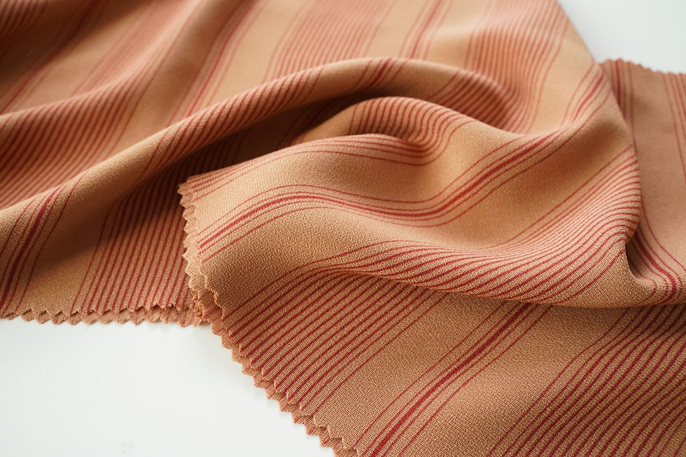 Thumbnail: MAROKEN PRINT MOTIF RETRO STRIPES - MAC920