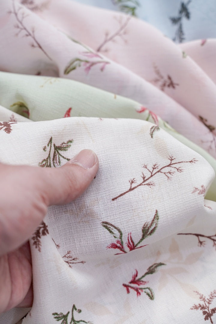 Thumbnail: LINEN SLUB MOTIF BUNGA - NAG95