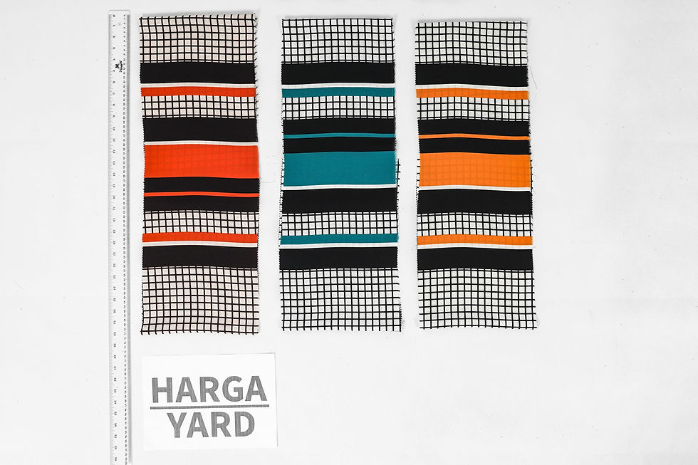 Thumbnail: MULTI PATTERN DECKED HIGH TWIST POLYESTER-AJD3510