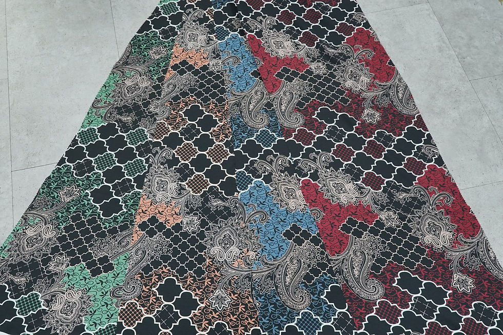 Thumbnail: MIX PRINTS BATIK ALHAMBRA POLYESTER WOVEN-MAC1812