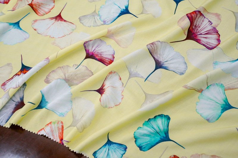 Thumbnail: RAYON 45s INKJET FLORAL G11816
