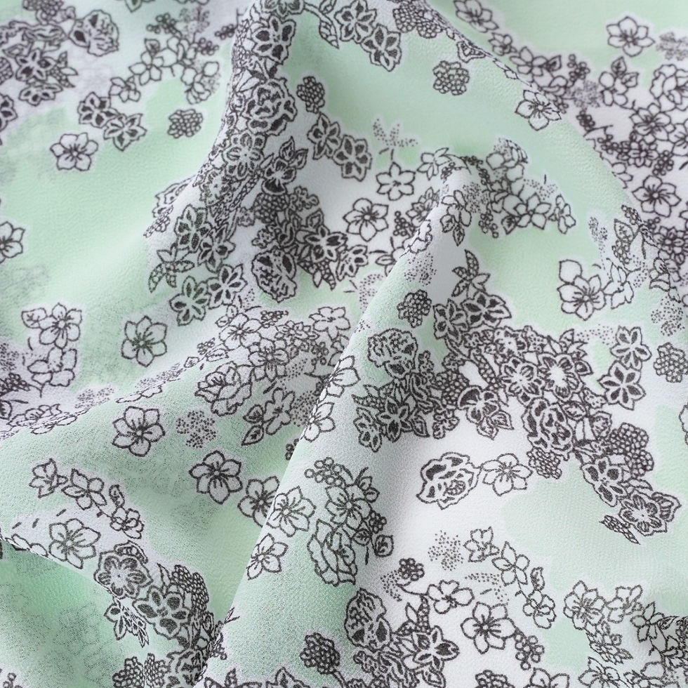FLORAL CHIFFON NARITA - 1277