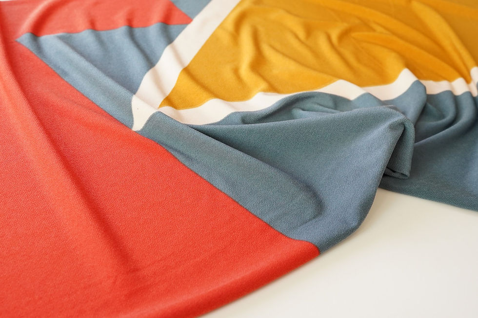 Thumbnail: POST MODERN PRINTS LEMONSKIN POLYESTER KNIT-TNO1665