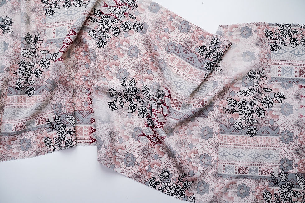 Thumbnail: LINEN SLUB MIX PRINTS - KLC1502