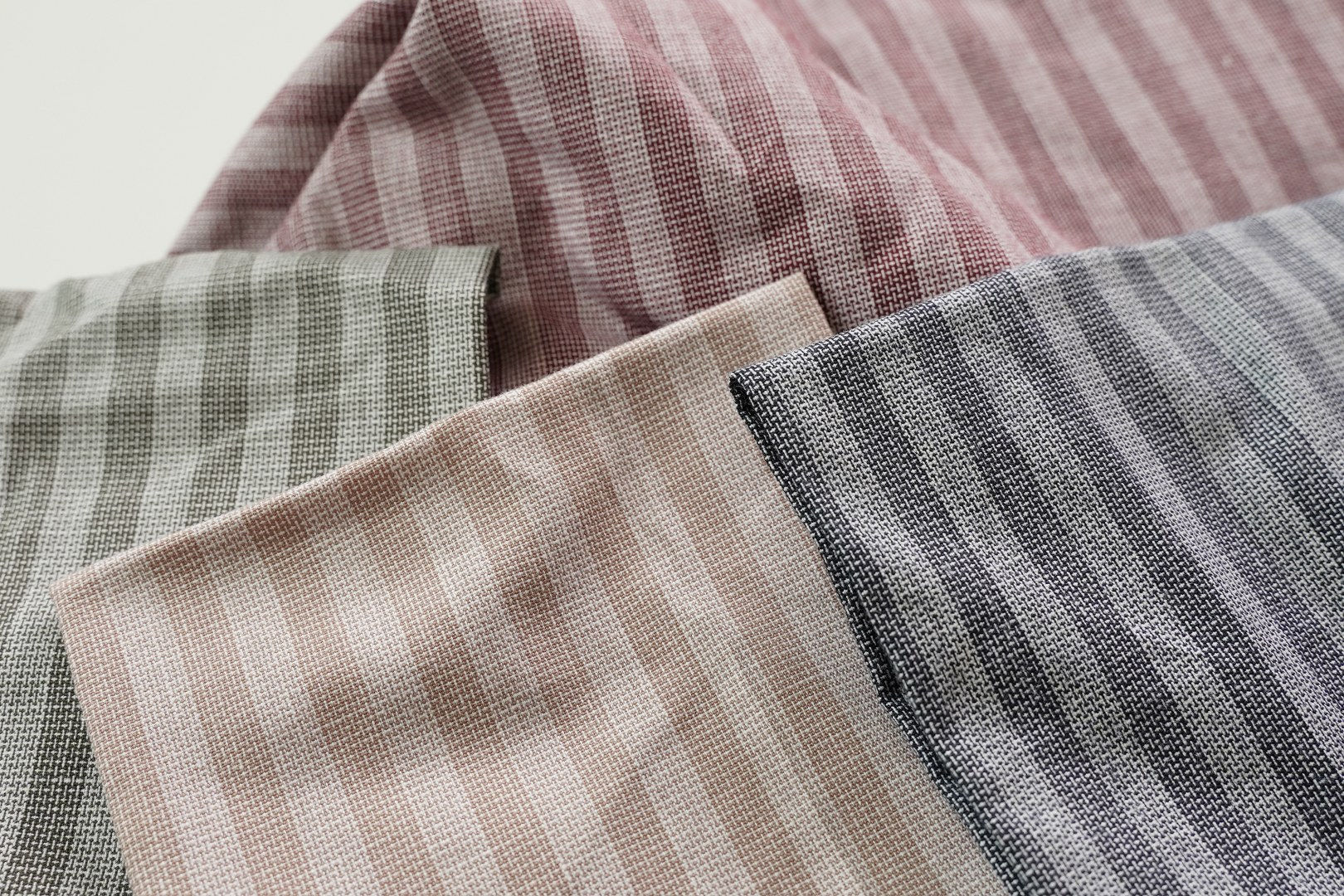 NAUTICAL STRIPES PATTERN POLYESTER COTTON WOVEN-28