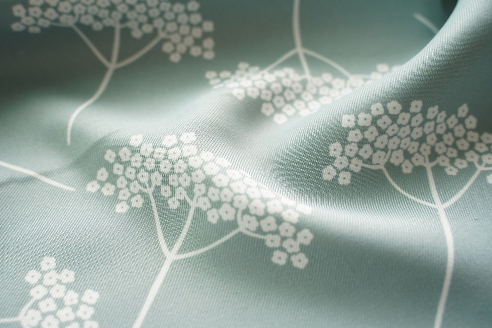 Thumbnail: FLORAL MONOGRAM TENCEL LOOK TWILL POLYRAYON WOVEN-187391