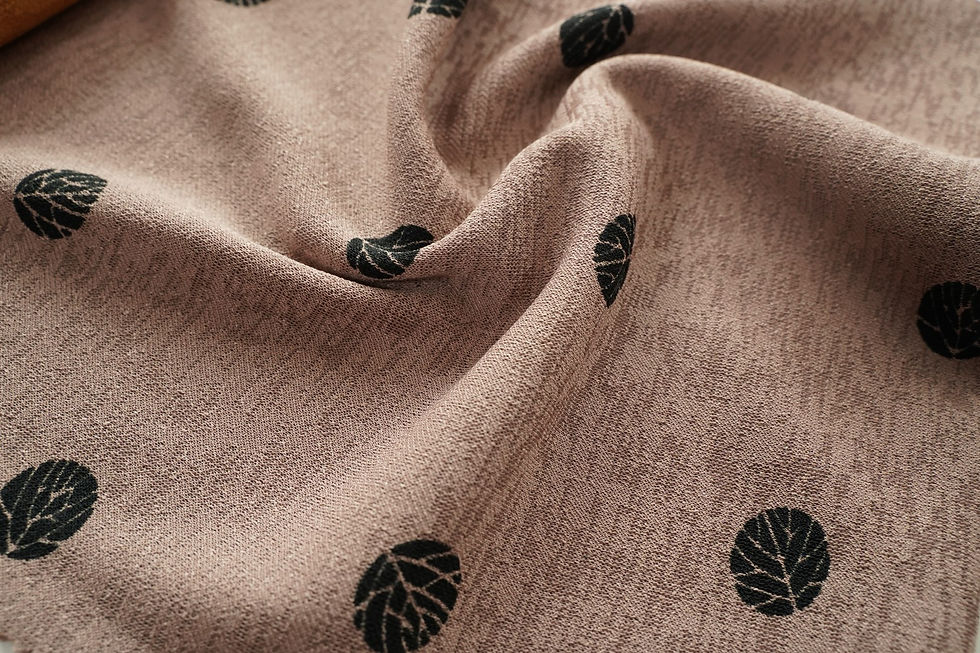 Thumbnail: VARIATED POLKADOT YAMAGATA HEAVY POLYESTER KNIT-1932-61