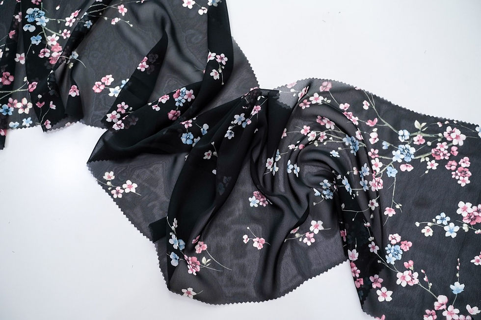Thumbnail: CERUTI MOTIF FLORAL - 195633