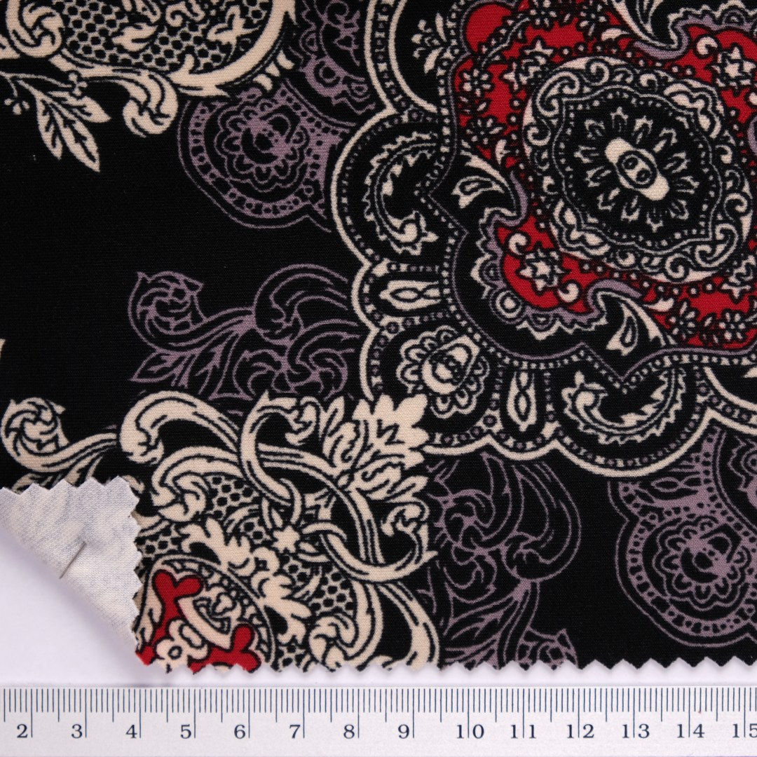 VELVET KNIT MOTIF ETHNIC - 149654