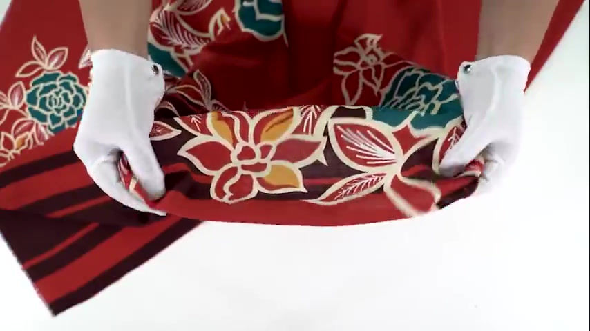 Thumbnail: FLORAL STRIPED ALMOND POLYESTER WOVEN-3619