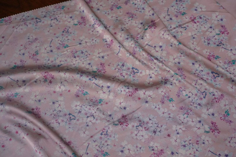 Thumbnail: ZARA SATEN STRETCH DIGITAL PRINT FLORAL - G7153DTD