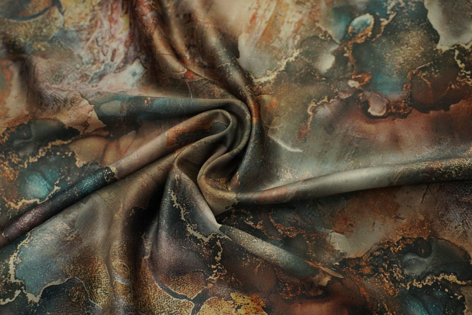 SATIN SILKO PRINT MARBLES - G15726