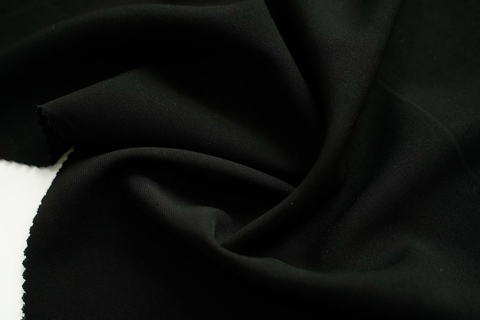Thumbnail: LIONEL JET BLACK POLYESTER WOVEN - 5797