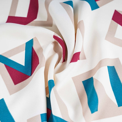 GEOMETRIC HIGH TWIST POLYESTER WOVEN-AJO2908