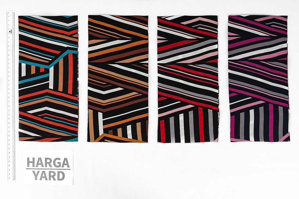 Thumbnail: ZIGZAG STRIPES HIGH TWIST POLYESTER-3155