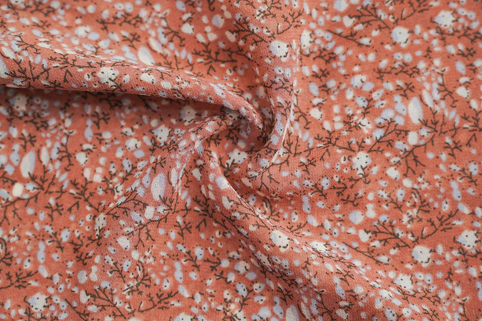 Thumbnail: COTTAGECORE FLORAL CHIFFON NARITA-KLC671