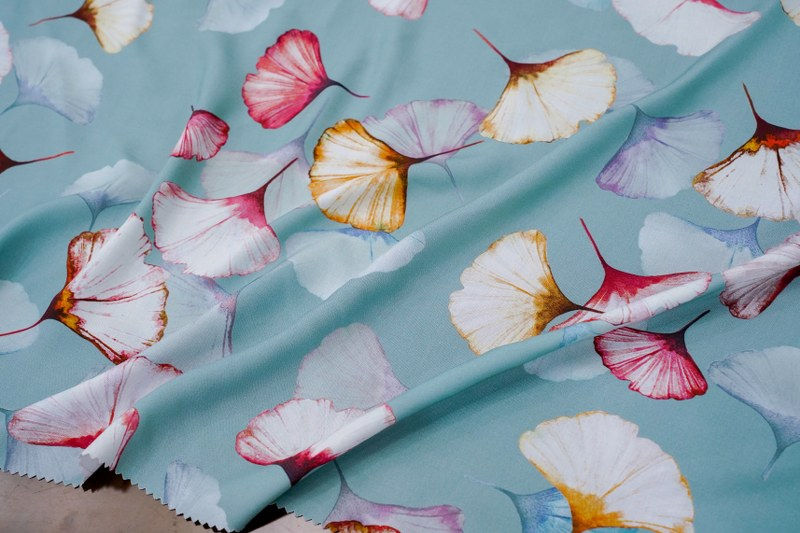 Thumbnail: RAYON 45s INKJET FLORAL G11816