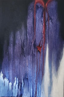 an acrylic painting on canvas by Ewen Macdonald