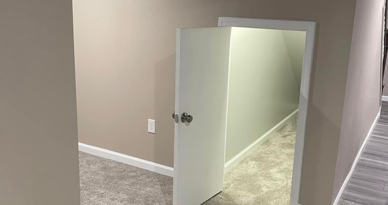 Doorway to Storage in Basement