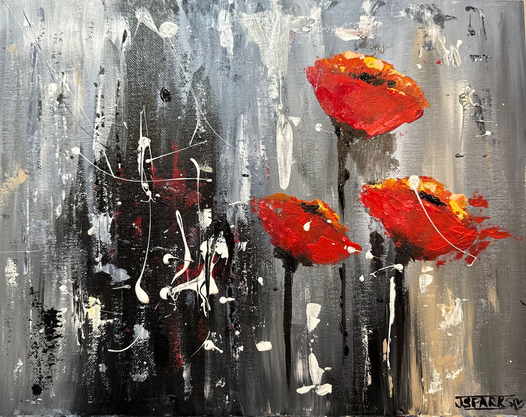 Palette Knife Poppies #2