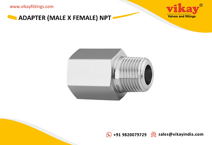 Adapter (Male x Female) NPT - SS 316