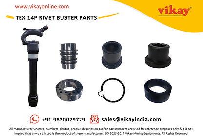 Repuestos para la remachadora Atlas Copco TEX 14P
